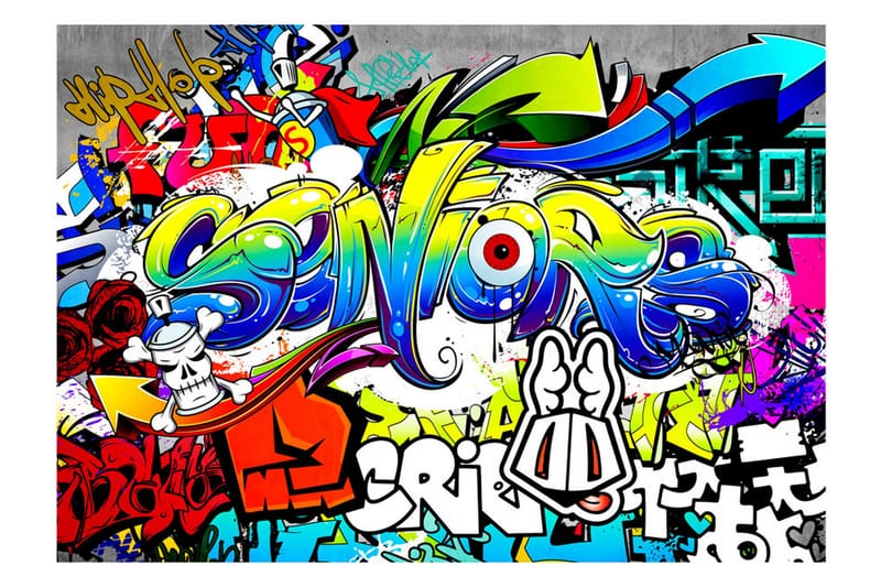 Valokuvatapetti Language Of A City 250x175, Artgeist sp. z o. o.