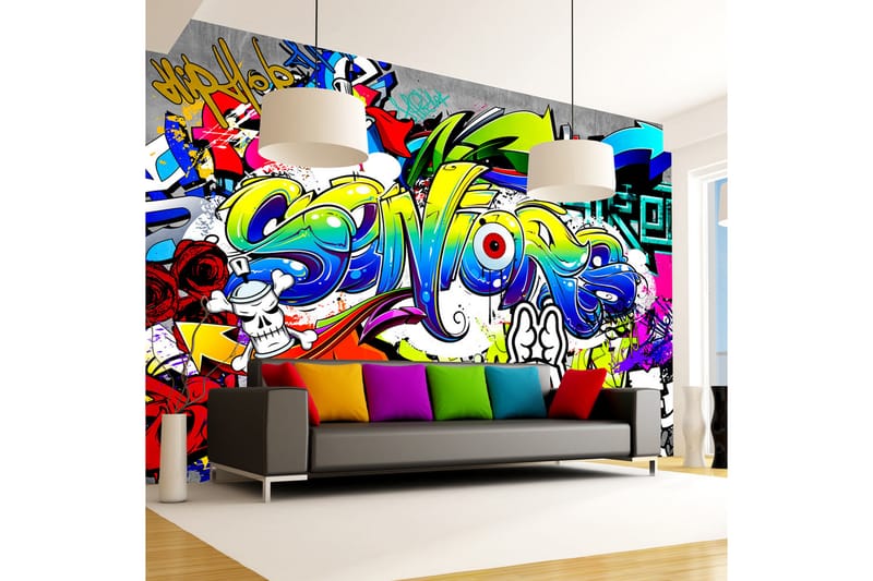 Valokuvatapetti Language Of A City 400x280 - Artgeist sp. z o. o. - Sisustustuotteet - Seinäkoristeet - Tapetit - Valokuvatapetit