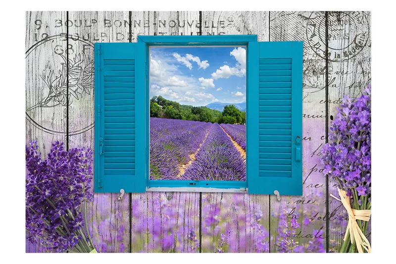 Valokuvatapetti Lavender Recollection 300x210 - Artgeist sp. z o. o. - Sisustustuotteet - Seinäkoristeet - Tapetit - Valokuvatapetit