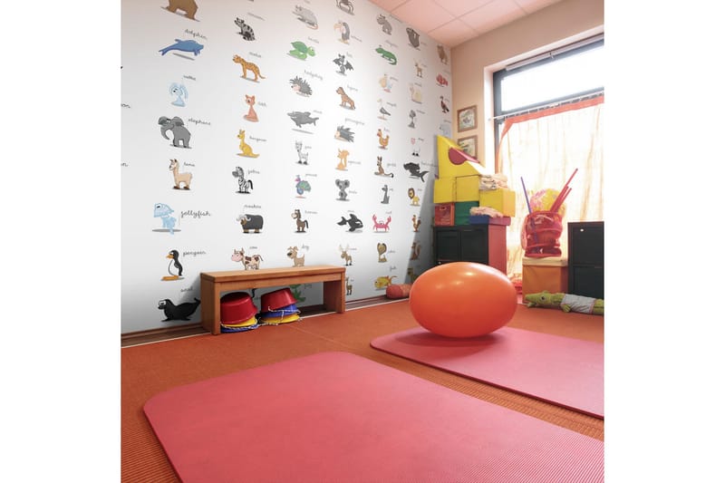 Valokuvatapetti Learning By Playing Animals 300x231 - Artgeist sp. z o. o. - Sisustustuotteet - Seinäkoristeet - Tapetit - Valokuvatapetit