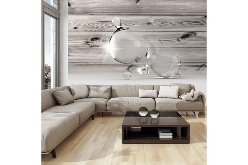 Valokuvatapetti Light In Drops Of Water 200x140, Artgeist sp. z o. o.