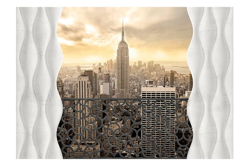 Valokuvatapetti Light Of New York 200x140 - Artgeist sp. z o. o. - Sisustustuotteet - Seinäkoristeet - Tapetit - Valokuvatapetit