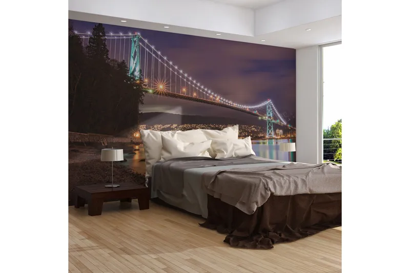 Valokuvatapetti Lions Gate Bridge Vancouver Canada 450x270, Artgeist sp. z o. o.