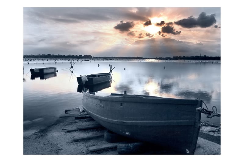 Valokuvatapetti Little Port Boats 300x231 - Artgeist sp. z o. o. - Sisustustuotteet - Seinäkoristeet - Tapetit - Valokuvatapetit