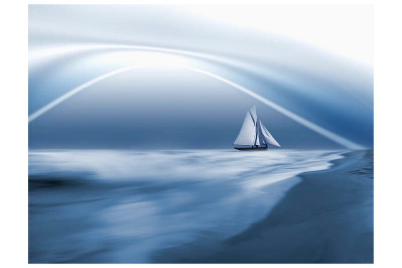 Valokuvatapetti Lonely Sail Drifting 200x154 - Artgeist sp. z o. o. - Sisustustuotteet - Seinäkoristeet - Tapetit - Valokuvatapetit