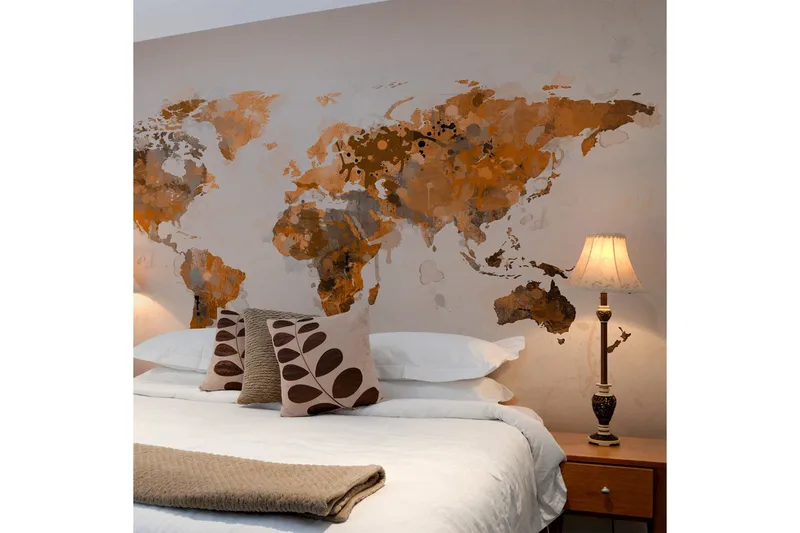 Valokuvatapetti Maailma ruskeat sävyt 400x309, Artgeist sp. z o. o.