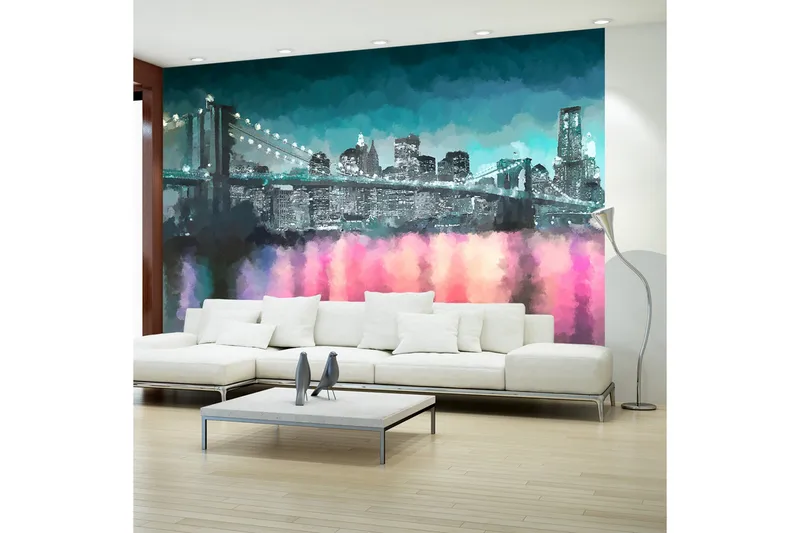 Valokuvatapetti Maalattu New York 200x140, Artgeist sp. z o. o.