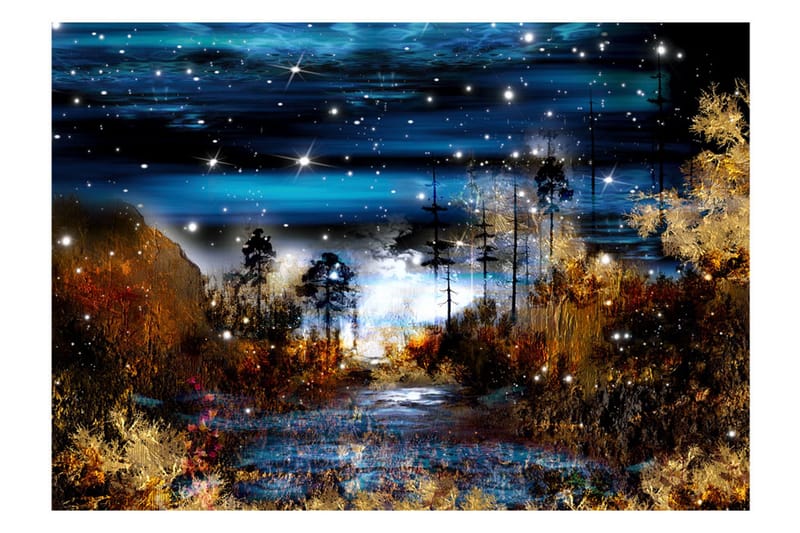 Valokuvatapetti Magical Forest 100x70 - Artgeist sp. z o. o. - Sisustustuotteet - Seinäkoristeet - Tapetit - Valokuvatapetit