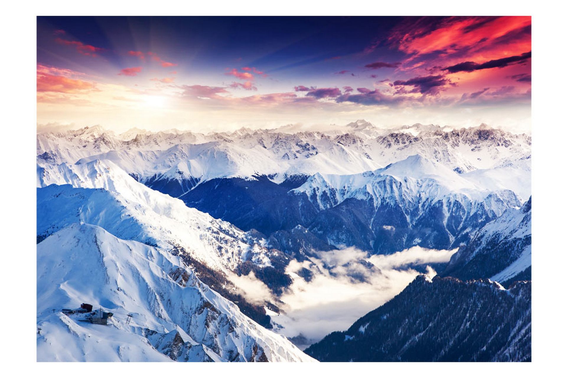 Valokuvatapetti Magnificent Alps 350x245 - Artgeist sp. z o. o. - Sisustustuotteet - Seinäkoristeet - Tapetit - Valokuvatapetit