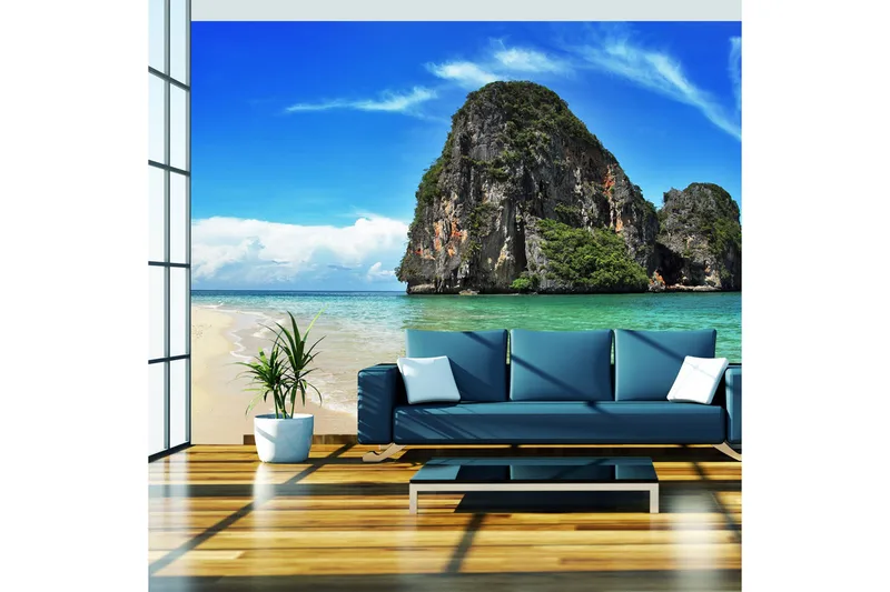 Valokuvatapetti Maisema Thaimaa Railay Beach 250x193, Artgeist sp. z o. o.