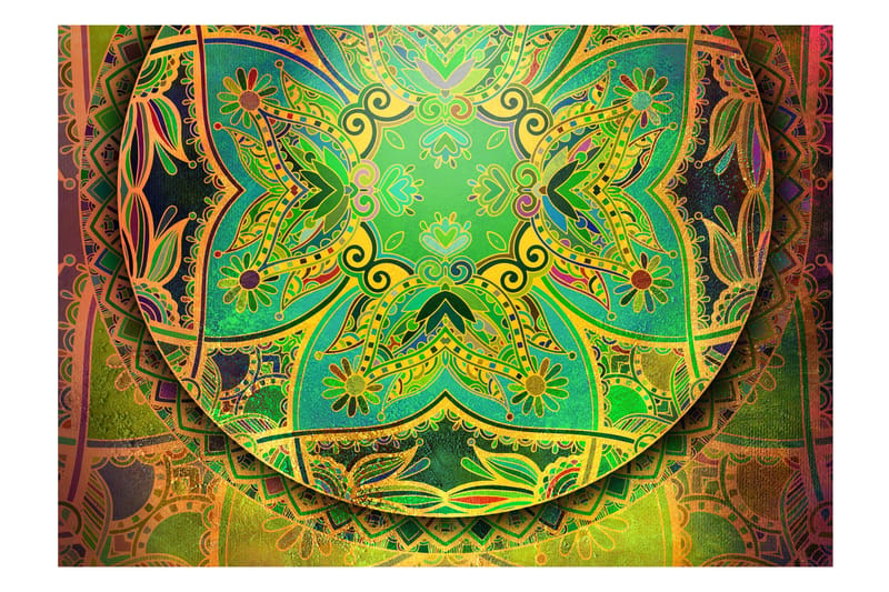 Valokuvatapetti Mandala Emerald Fantasy 300x210 - Artgeist sp. z o. o. - Sisustustuotteet - Seinäkoristeet - Tapetit - Valokuvatapetit