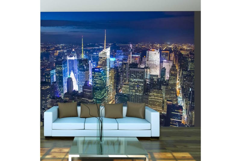 Valokuvatapetti Manhattan Night 250x193 - Artgeist sp. z o. o. - Sisustustuotteet - Seinäkoristeet - Tapetit - Valokuvatapetit
