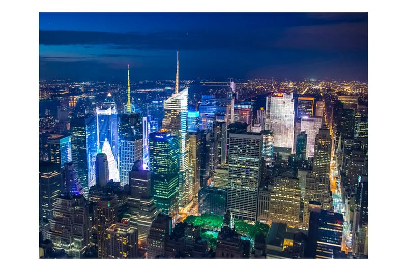 Valokuvatapetti Manhattan Night 300x231, Artgeist sp. z o. o.