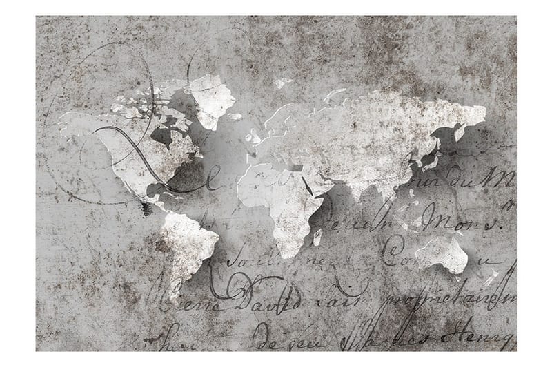 Valokuvatapetti Map And Letter 300x210 - Artgeist sp. z o. o. - Sisustustuotteet - Seinäkoristeet - Tapetit - Valokuvatapetit