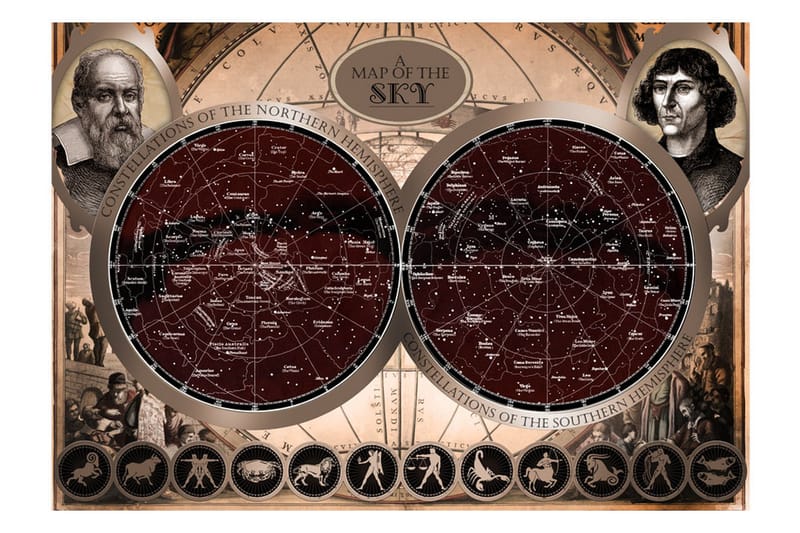 Valokuvatapetti Map Of The Sky 300x210 - Artgeist sp. z o. o. - Sisustustuotteet - Seinäkoristeet - Tapetit - Valokuvatapetit