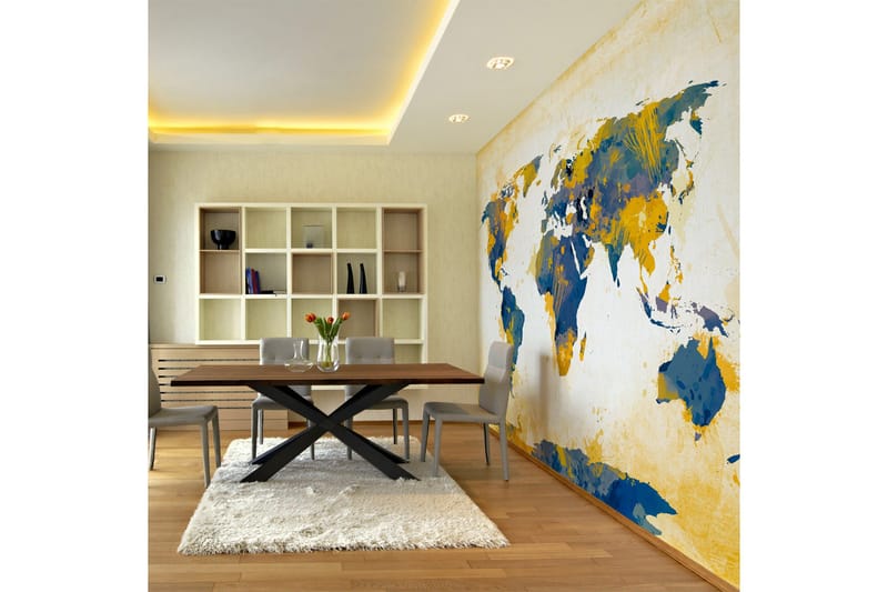 Valokuvatapetti Map Of The World Sun And Sky 300x231, Artgeist sp. z o. o.