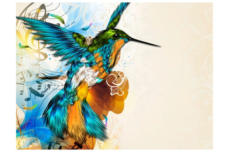 Valokuvatapetti Marvelous Bird 200x154 - Artgeist sp. z o. o. - Sisustustuotteet - Seinäkoristeet - Tapetit - Valokuvatapetit