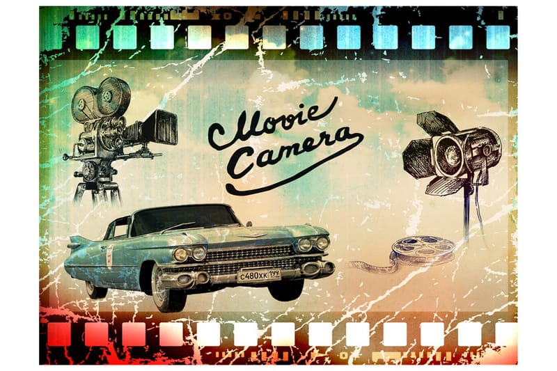Valokuvatapetti Matkalla Hollywoodiin 350x270 - Artgeist sp. z o. o. - Sisustustuotteet - Seinäkoristeet - Tapetit - Valokuvatapetit