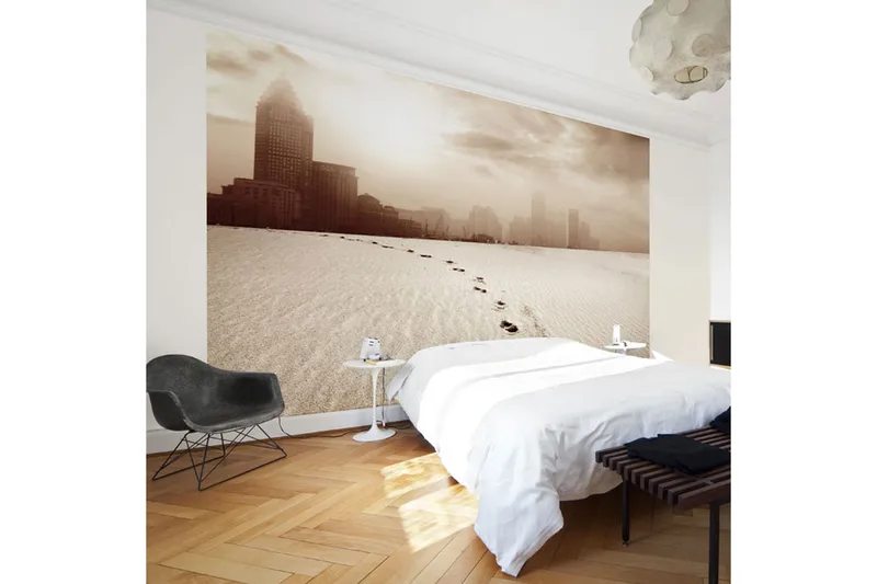 Valokuvatapetti Matkalla suurkaupunkiin 400x309 - Artgeist sp. z o. o. - Sisustustuotteet - Seinäkoristeet - Tapetit - Valokuvatapetit