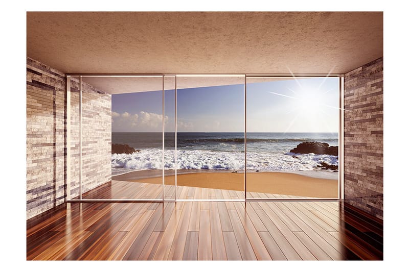 Valokuvatapetti Meeting At The Sea 150x105 - Artgeist sp. z o. o. - Sisustustuotteet - Seinäkoristeet - Tapetit - Valokuvatapetit