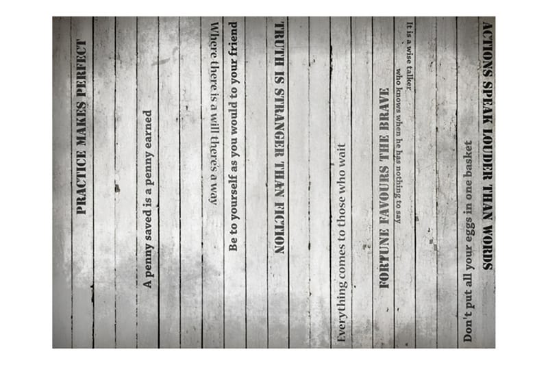 Valokuvatapetti Memorable Quotes 350x270 - Artgeist sp. z o. o. - Sisustustuotteet - Seinäkoristeet - Tapetit - Valokuvatapetit