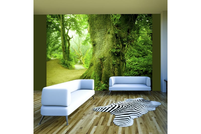 Valokuvatapetti Metsätie 400x309 - Artgeist sp. z o. o. - Sisustustuotteet - Seinäkoristeet - Tapetit - Valokuvatapetit