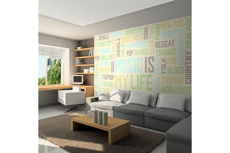 Valokuvatapetti Mixture of musical styles 200x154, Artgeist sp. z o. o.