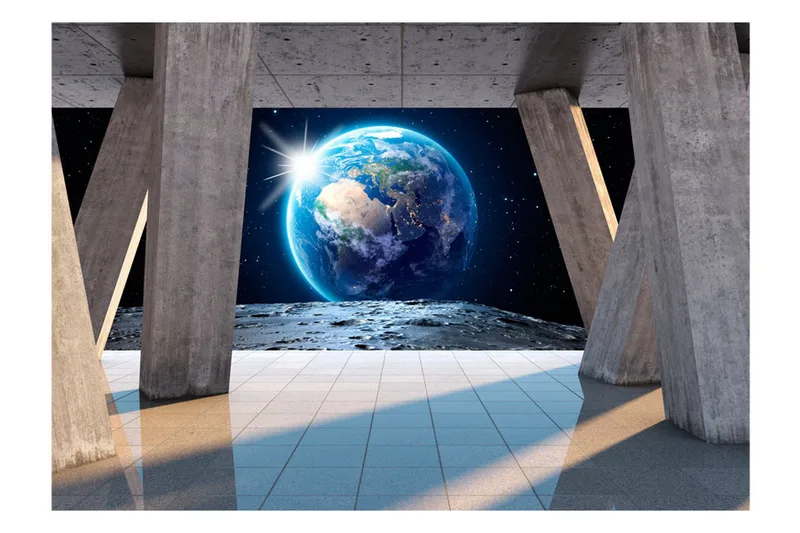 Valokuvatapetti Moon Walk 350x245 - Artgeist sp. z o. o. - Sisustustuotteet - Seinäkoristeet - Tapetit - Valokuvatapetit