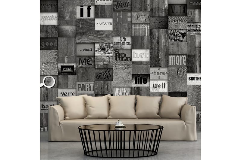 Valokuvatapetti Mosaic Of Words 50x1000, Artgeist sp. z o. o.