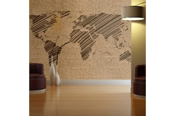Valokuvatapetti Muistiinpanoja matkoilta 300x231 - Artgeist sp. z o. o. - Sisustustuotteet - Seinäkoristeet - Tapetit - Valokuvatapetit