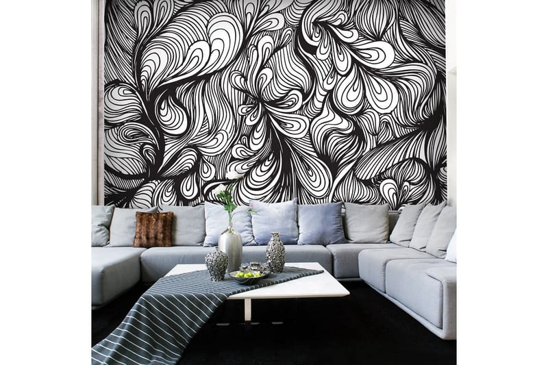 Valokuvatapetti Musta ja valkoinen retrotyyli 300x231, Artgeist sp. z o. o.