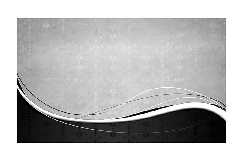 Valokuvatapetti Mustavalkoiset aallot Vintage 450x270 - Artgeist sp. z o. o. - Sisustustuotteet - Seinäkoristeet - Tapetit - Valokuvatapetit