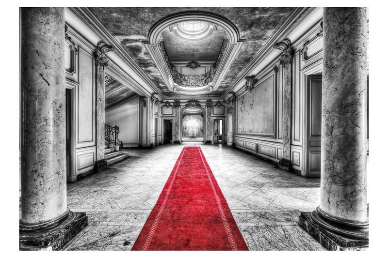 Valokuvatapetti Mystery Marble Black And White 400x280, Artgeist sp. z o. o.