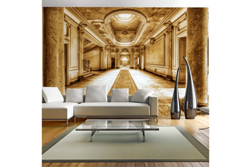 Valokuvatapetti Mystery Marble Sepia 350x245 - Artgeist sp. z o. o. - Sisustustuotteet - Seinäkoristeet - Tapetit - Valokuvatapetit