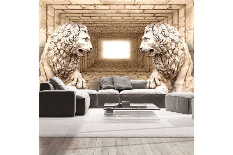 Valokuvatapetti Mystery Of Lions 100x70, Artgeist sp. z o. o.