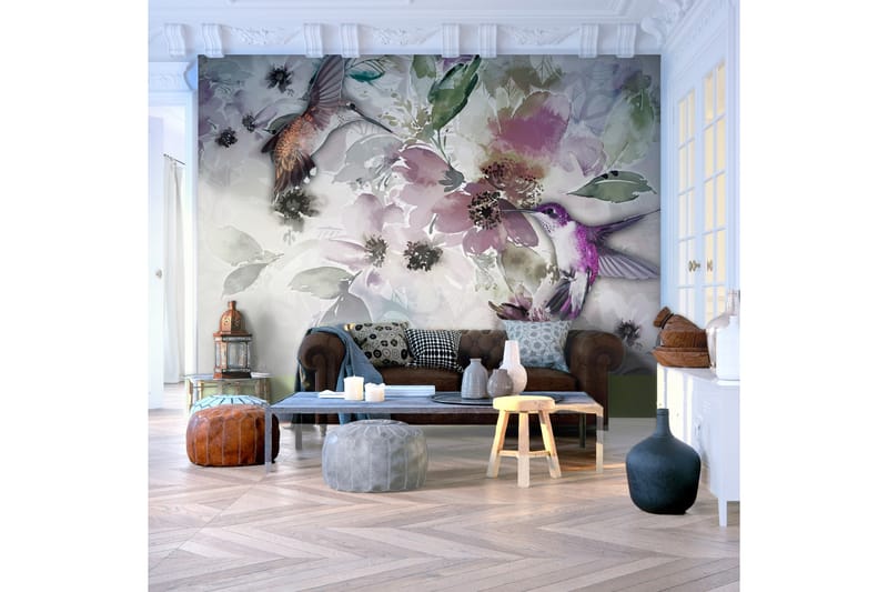 Valokuvatapetti Nature In Watercolor 150x105 - Artgeist sp. z o. o. - Sisustustuotteet - Seinäkoristeet - Tapetit - Valokuvatapetit