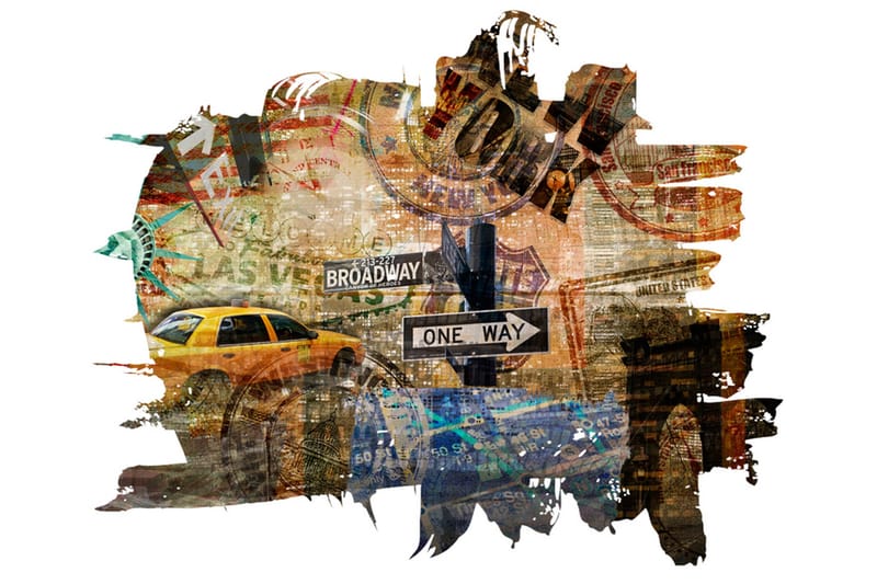 Valokuvatapetti New York Collage 350x270, Artgeist sp. z o. o.