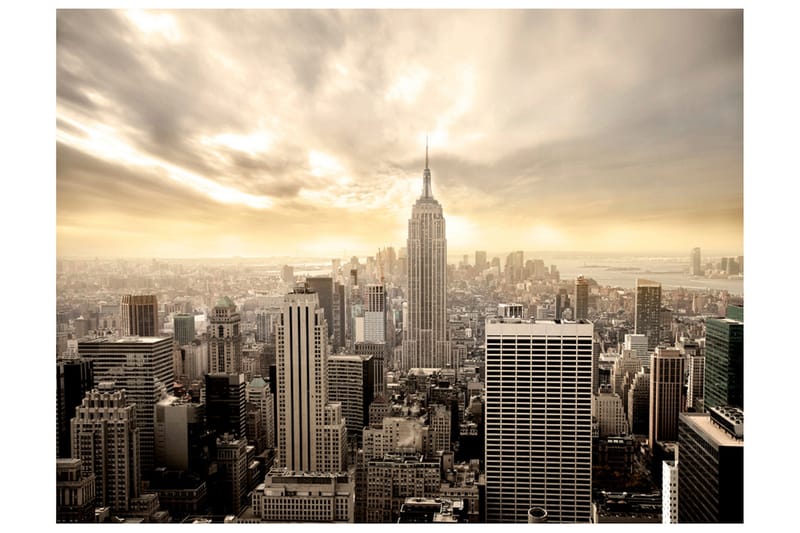 Valokuvatapetti New York Manhattan Auringonnousu 300x231, Artgeist sp. z o. o.