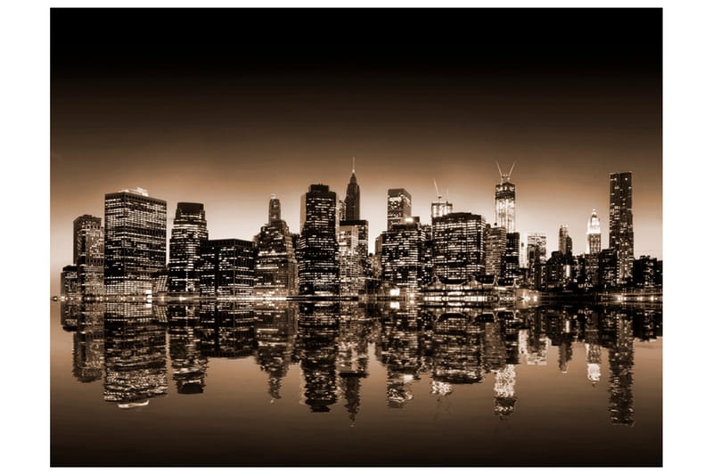 Valokuvatapetti New York Sepia 400x309, Artgeist sp. z o. o.