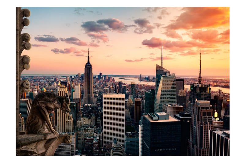 Valokuvatapetti New York Skyscrapers And Sunset 300x210 - Artgeist sp. z o. o. - Sisustustuotteet - Seinäkoristeet - Tapetit - Valokuvatapetit