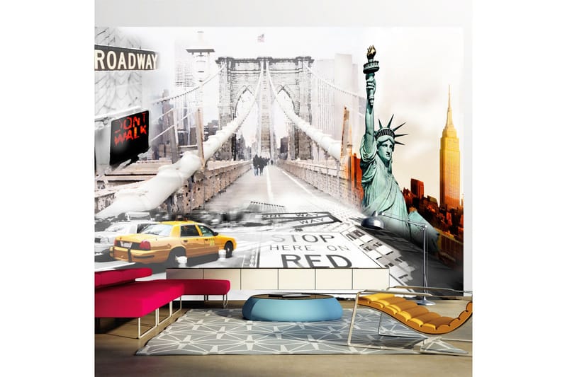 Valokuvatapetti New York Streets 350x245, Artgeist sp. z o. o.