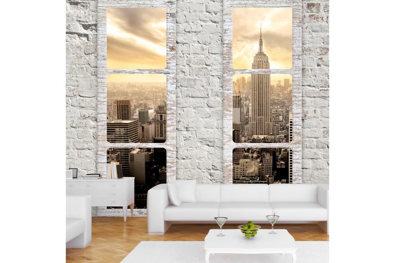 Valokuvatapetti New York View From The Window 200x140 - Artgeist sp. z o. o. - Sisustustuotteet - Seinäkoristeet - Tapetit - Valokuvatapetit