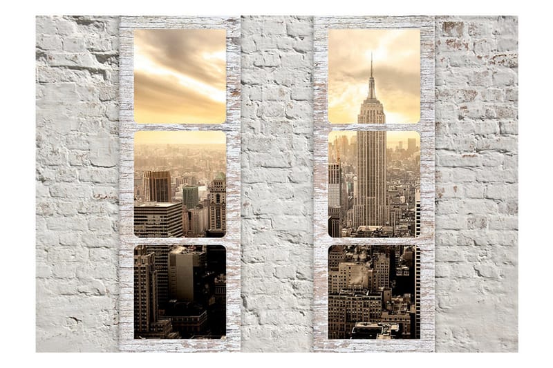 Valokuvatapetti New York View From The Window 250x175 - Artgeist sp. z o. o. - Sisustustuotteet - Seinäkoristeet - Tapetit - Valokuvatapetit