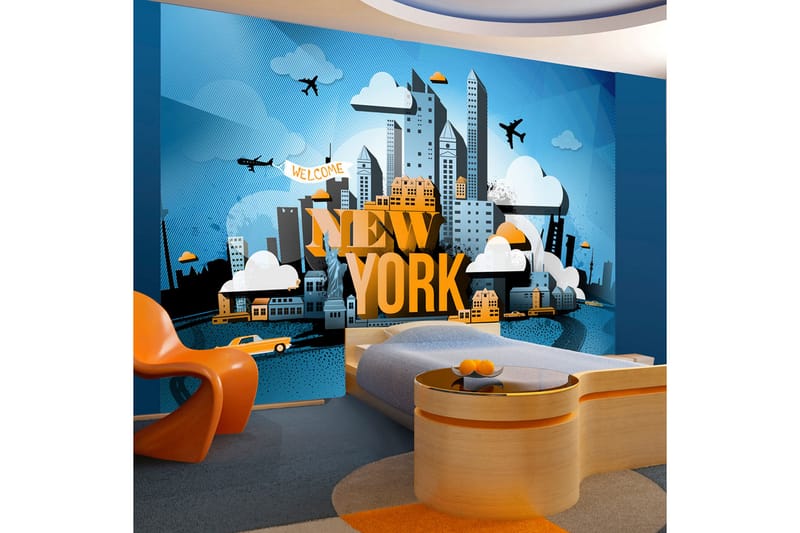 Valokuvatapetti New York Welcome 300x210 - Artgeist sp. z o. o. - Sisustustuotteet - Seinäkoristeet - Tapetit - Valokuvatapetit