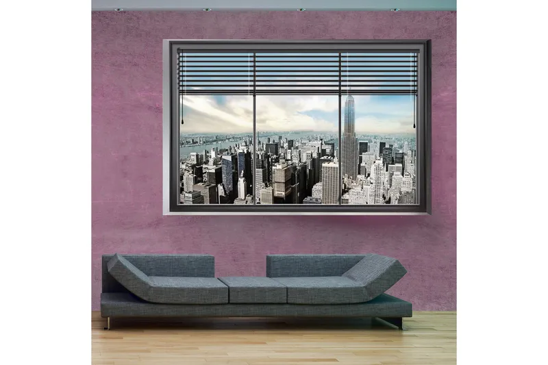 Valokuvatapetti New York Window II 150x105, Artgeist sp. z o. o.