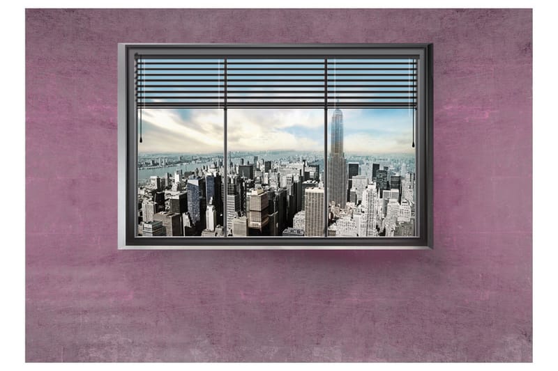 Valokuvatapetti New York Window II 300x210 - Artgeist sp. z o. o. - Sisustustuotteet - Seinäkoristeet - Tapetit - Valokuvatapetit