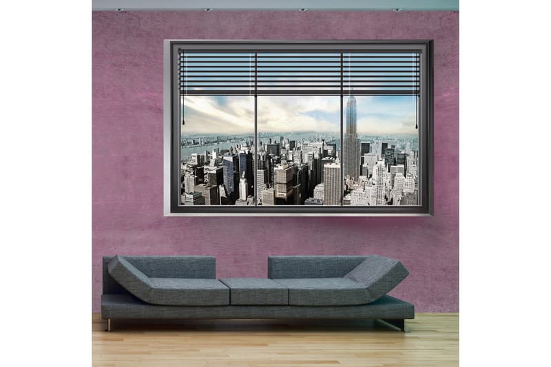 Valokuvatapetti New York Window II 350x245, Artgeist sp. z o. o.