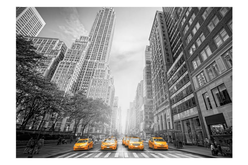 Valokuvatapetti New York Yellow Taxis 400x280 - Artgeist sp. z o. o. - Sisustustuotteet - Seinäkoristeet - Tapetit - Valokuvatapetit