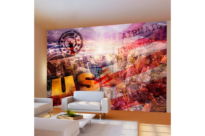 Valokuvatapetti New York Patriotic Theme 250x175 - Artgeist sp. z o. o. - Sisustustuotteet - Seinäkoristeet - Tapetit - Valokuvatapetit