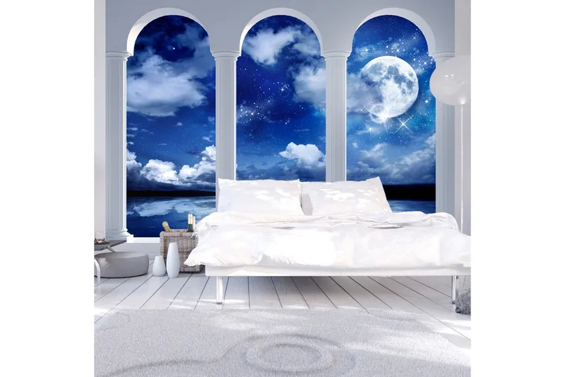 Valokuvatapetti Night In Greece 250x175, Artgeist sp. z o. o.
